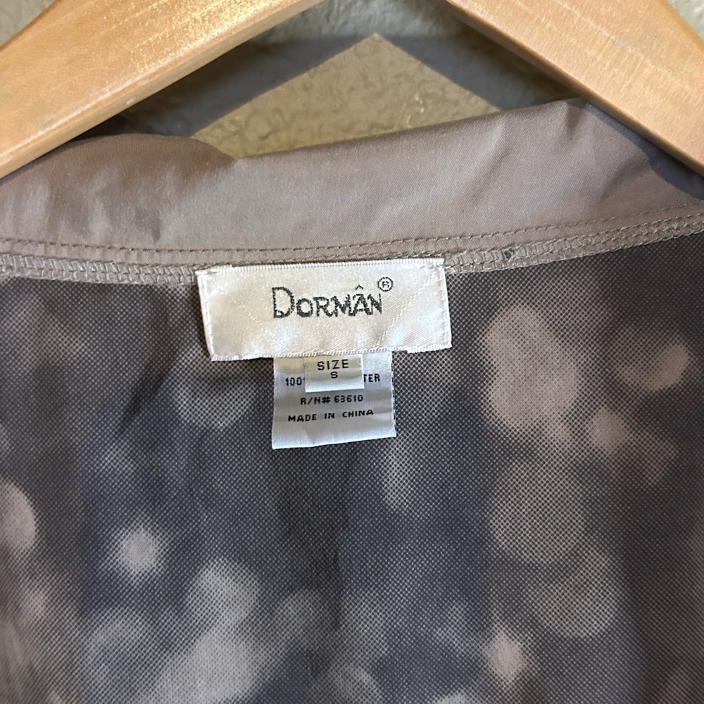 Dorman Lightweight Button Jacket Pockets Zipper I… - image 3